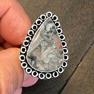 Beautiful Semi Precious stone Ring size 9
